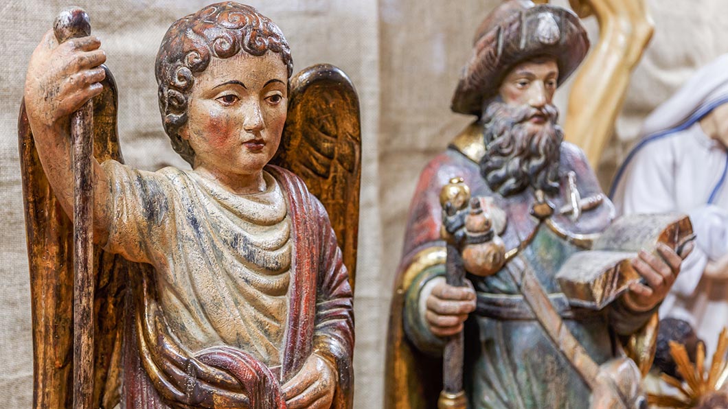 Esposizione di Arte Sacra - Bergland scultore in legno a Ortisei in Val Gardena