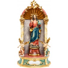 Salvator Mundi with aureole - Home altar baroque