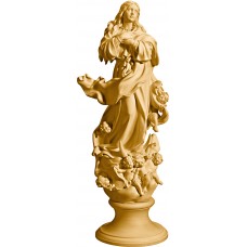 Assumption of Mary 68 cm Stained maple