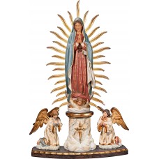 Nuestra Señora de Guadalupe - Altar casero 32 cm Antiguo