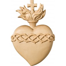 Sacred Heart of Jesus 12 x 8 cm Stained maple