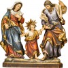 Holy Family baroque 30 cm Real Gold antique