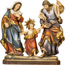 Holy Family baroque 60 cm Real Gold antique
