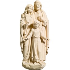 Holy Family for wall 12 cm Natural maple