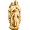 Holy Family for wall 12 cm Stained maple