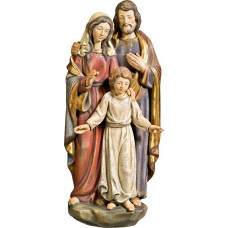 Holy Family for wall 45 cm Real Gold antique