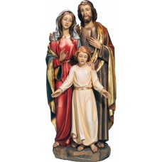 Holy Family for wall 125 cm Colored linden