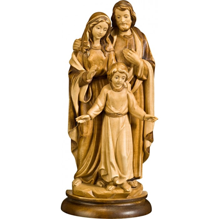 Holy Family 30 cm Stained+tones maple
