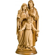 Holy Family 80 cm Stained+tones linden