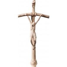 Crucifijo de Papa Juan Pablo II 11 cm Natural arce