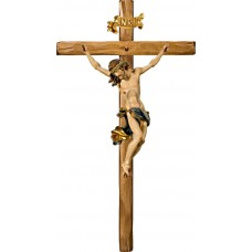Cristo Barroco en cruz recta