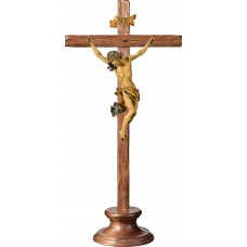 Cristo Barroco en pedestal 15 cm [41x19cm] Antiguo
