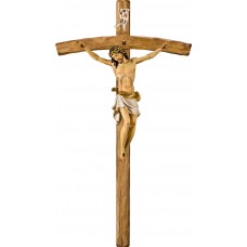 Cristo Pisa en cruz arqueada
