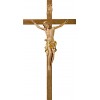 Corpus Pisa on oak cross 16 cm [36x19cm] Oak + imitation gold
