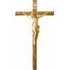 Corpus Pisa on straight cross 10 cm [21x11cm] Stained maple