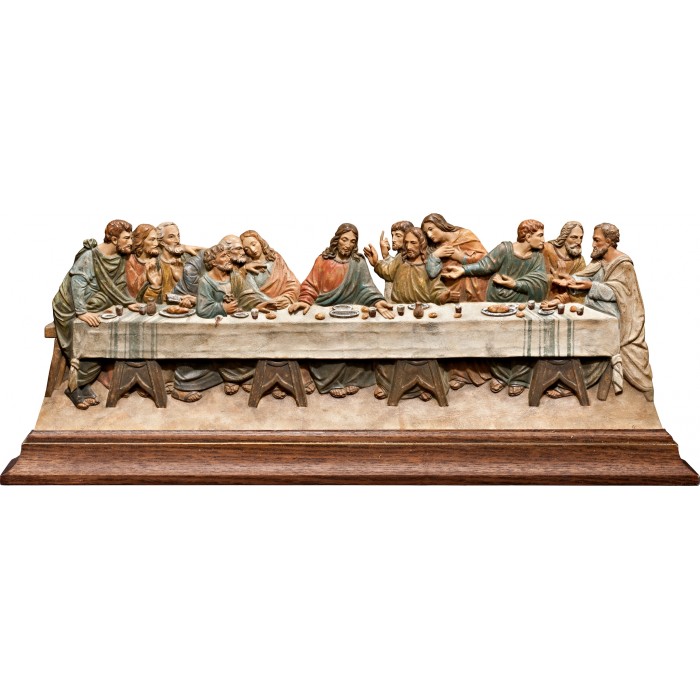 Buy Last Supper relief to stand 130 x 50 cm Antique | Bergland Online Shop