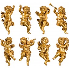 Berglandputtoes (8 pieces) 25 cm Full imitation gold