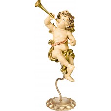 Berglandputto Trumpet on stand 12 cm / 17 cm Colored maple