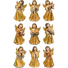 Symphonyangels (9 pieces) 22 cm Coat Real Gold antique