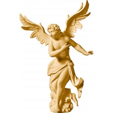 Neapolitan angel for the wall right 20 cm Stained maple