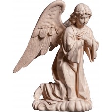 Angel kneeling left 8 cm Natural maple