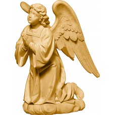 Angel kneeling right 40 cm Stained linden