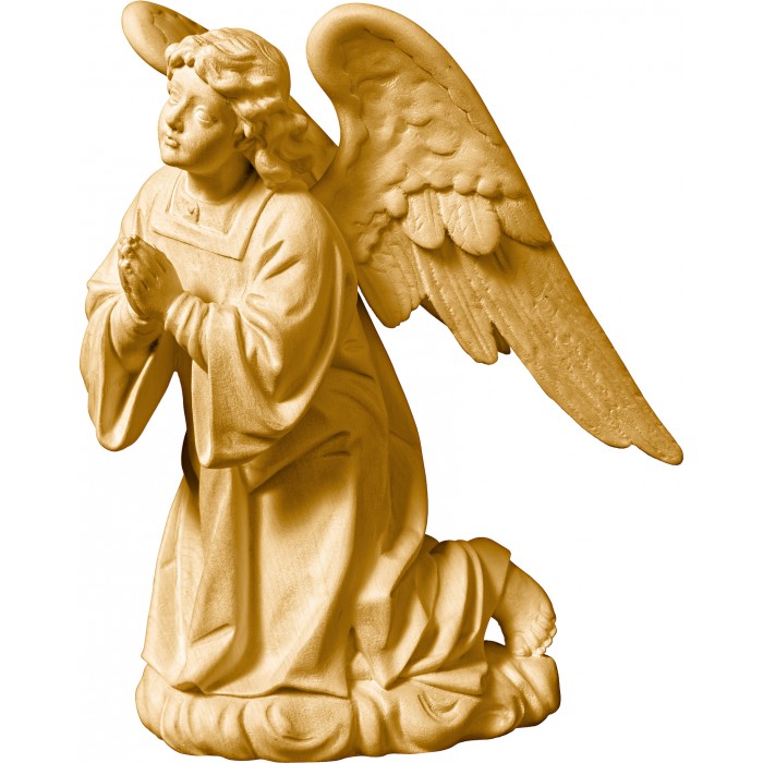 Angel kneeling right 10 cm Stained maple