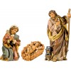 Nacimiento con Niño Jesús en cuna tallada (sin base) 32 cm Serie Antiguo