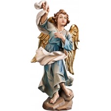 Annunciation Angel right 50 cm Serie Colored linden