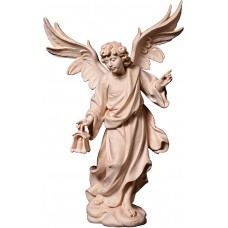 Angel with lantern 32 cm Serie Natural maple