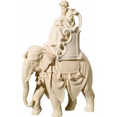 Rey Mago en elefante 27 cm Serie Natural arce