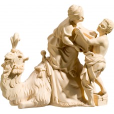 Camel loading with servants 18 cm Serie Natural maple
