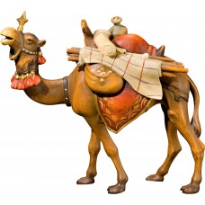 Camel with baggage (without base) 32 cm Serie Real Gold new
