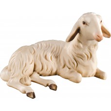 Sheep lying (without base) 18 cm Serie Colored maple