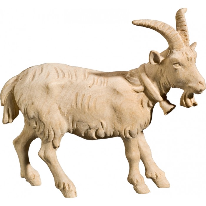 Cabra con cascabel 10 cm Serie Natural arce