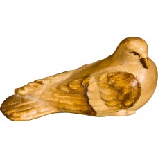 Pigeon perching 40 cm Serie [5,1x10cm] Stained+tones maple
