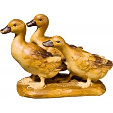 Duck group 18 cm Serie [4,8x7cm] Stained+tones maple