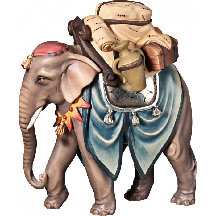 Elefante con equipaje 27 cm Serie Color arce
