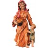 Herdswoman with kid 18 cm Serie Colored maple