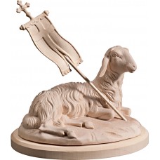 Easter lamb 18 cm Serie Natural maple