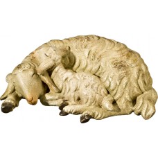 Grupo de ovejas mentira 27 cm Serie Antiguo