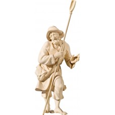 Herdsman with shovel (without base) 18 cm Serie Natural maple