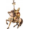 Roman captain on horse (without base) 27 cm Serie Real Gold new
