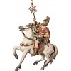 Roman captain on horse (without base) 50 cm Serie Real Gold antique