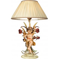 Table lamp with roses and Berglandputto left