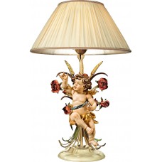 Table lamp with roses and Berglandputto right